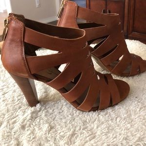 Jessica Simpson cut out leather bootie